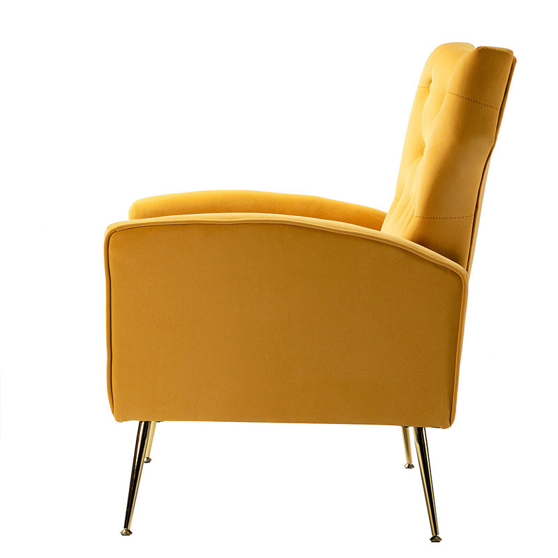 Layla Tufted Velvet Wingback Armchair
