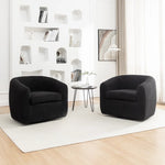 Alexandre Upholstered Swivel Barrel Chair