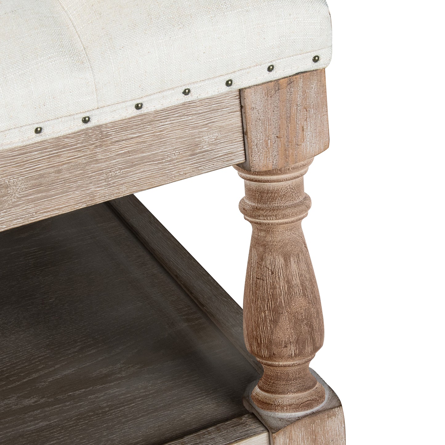 Cepheus Shelved Tufted Cocktail Ottoman
