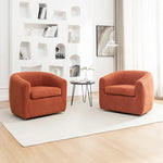 Alexandre Upholstered Swivel Barrel Chair