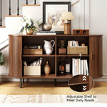 Gwendolyn 55'' Sideboard Storage Cabinet with Doors and Shelves