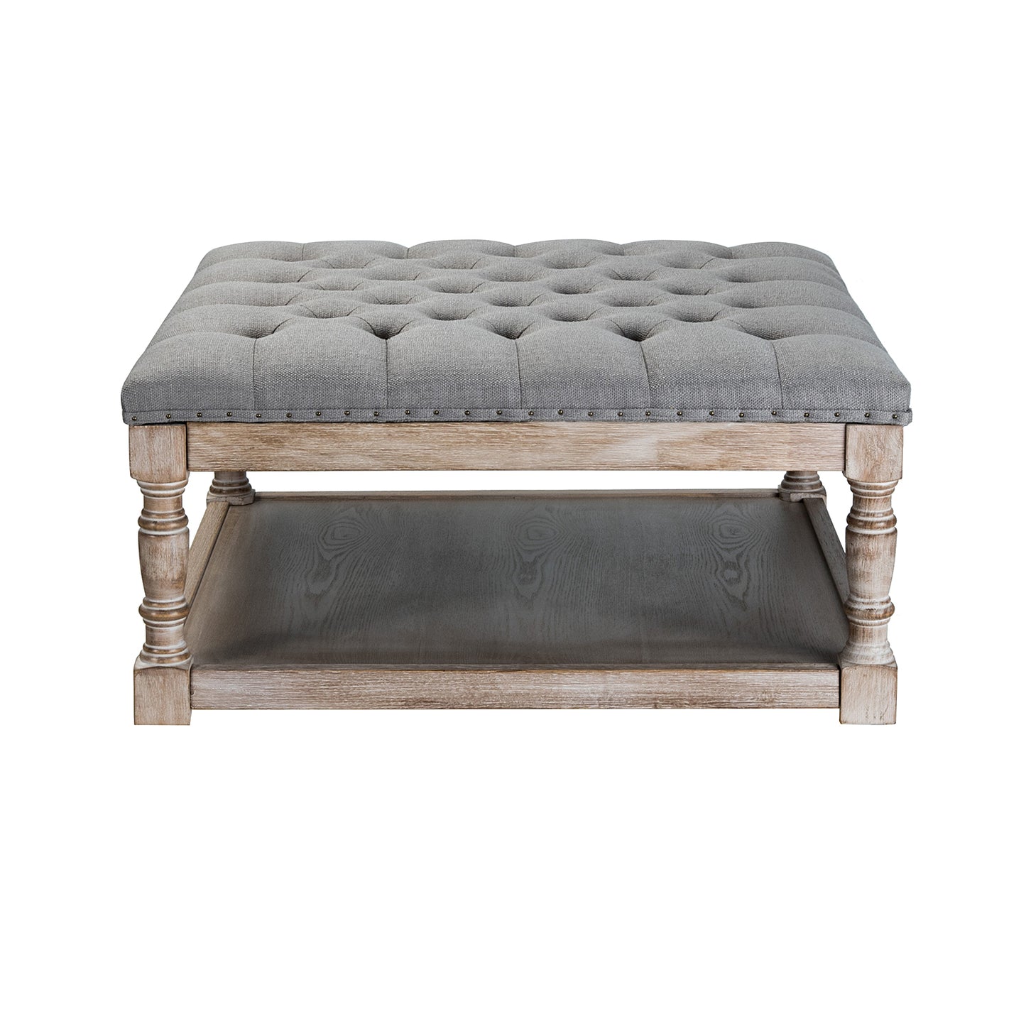 Cepheus Shelved Tufted Cocktail Ottoman