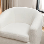 Alexandre Upholstered Swivel Barrel Chair