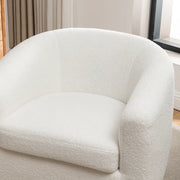 Alexandre Upholstered Swivel Barrel Chair
