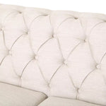 Tiffani Retro-Style 79-Inch Wide Beige Sofa