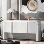 Nalani 63'' Wide Striped Sideboard with 4 Doors