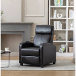 Garrett Modern and Soft Touch Breathable Leather Massage Home Theater Individual Seat with Remote Control