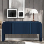 Nalani 63'' Wide Striped Sideboard with 4 Doors