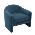 Modern-Style Upholstered Barrel Accent Chair