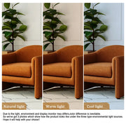 Modern-Style Upholstered Barrel Accent Chair