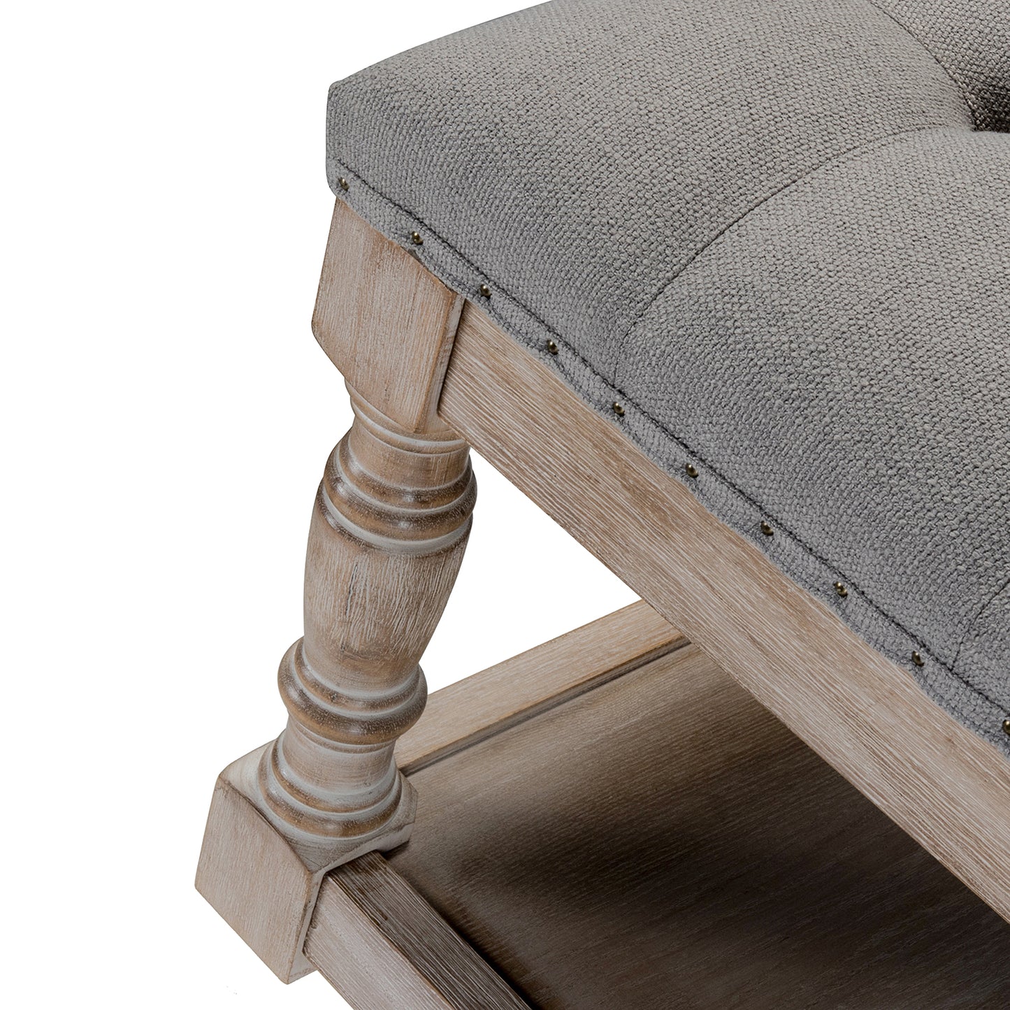 Cepheus Shelved Tufted Cocktail Ottoman