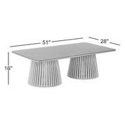 Crimson Solid Wood Single Coffee Table