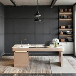 Aurelia Luxury Modern Sintered Stone Executive Desk
