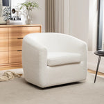 Alexandre Upholstered Swivel Barrel Chair