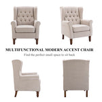 Angelo tufted button Upholstered Accent Chair