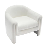 Modern-Style Upholstered Barrel Accent Chair