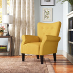 Gene Wingback Tufted Upholstered Armchair