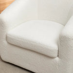 Alexandre Upholstered Swivel Barrel Chair