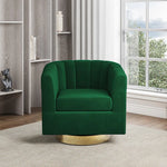 Jaxon Velvet Swivel Barrel Chair