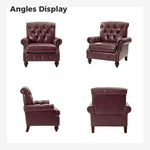 Tracie Genuine Leather Accent Chair (Set of 2)