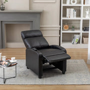 Garrett Modern and Soft Touch Breathable Leather Massage Home Theater Individual Seat with Remote Control