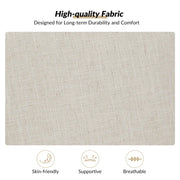 Travis Upholstered Armchair featuring Solid Wood Legs