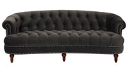 Amand Velvet Rolled Arm Chesterfield