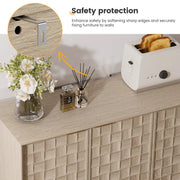 Anika 60'' Wide Sideboard Buffet with Solid Wood Legs