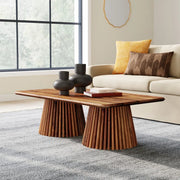 Crimson Solid Wood Single Coffee Table