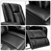 Phoenix 38'' Modern Upholstered Home Theater Power Reclining Chair with Arm Compartment, USB & Type-C