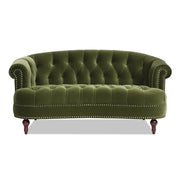 Amand Velvet Rolled Arm Chesterfield