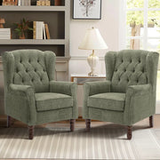 Angelo tufted button Upholstered Accent Chair 