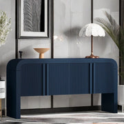 Nalani 63'' Wide Striped Sideboard with 4 Doors