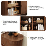 Gwendolyn 55'' Sideboard Storage Cabinet with Doors and Shelves 