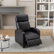 Garrett Modern and Soft Touch Breathable Leather Massage Home Theater Individual Seat with Remote Control