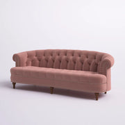 Amand Velvet Rolled Arm Chesterfield