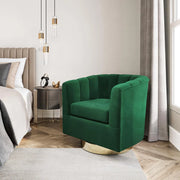 Jaxon Velvet Swivel Barrel Chair