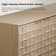 Anika 60'' Wide Sideboard Buffet with Solid Wood Legs