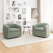  Alexandre Upholstered Swivel Barrel Chair
