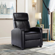 Garrett Modern and Soft Touch Breathable Leather Massage Home Theater Individual Seat with Remote Control