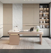 Aurelia Luxury Modern Sintered Stone Executive Desk