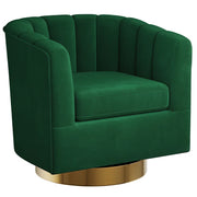 Jaxon Velvet Swivel Barrel Chair