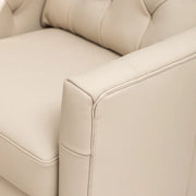 Francis Genuine Leather Swivel Armchair