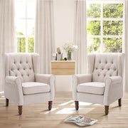 Angelo tufted button Upholstered Accent Chair 