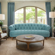 Amand Velvet Rolled Arm Chesterfield