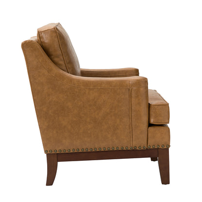 Duncan Vegan Leather Armchair