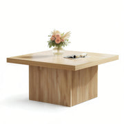 Chandler Farmhouse Square Wood Coffee Table  for Living Room