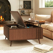 Kylie Modern Lift Top Square Coffee Table with Storage