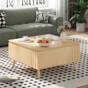 Kylie Modern Lift Top Square Coffee Table with Storage