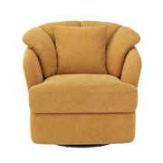 Vivian Mid-Century Modern Barrel Swivel Chairs 